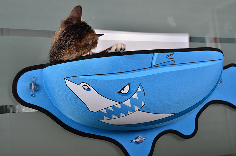 JMT-236682 Window-Mounted Pet Hammock for Cats and Small Dogs - Comfortable Elevated Sleeping Perch