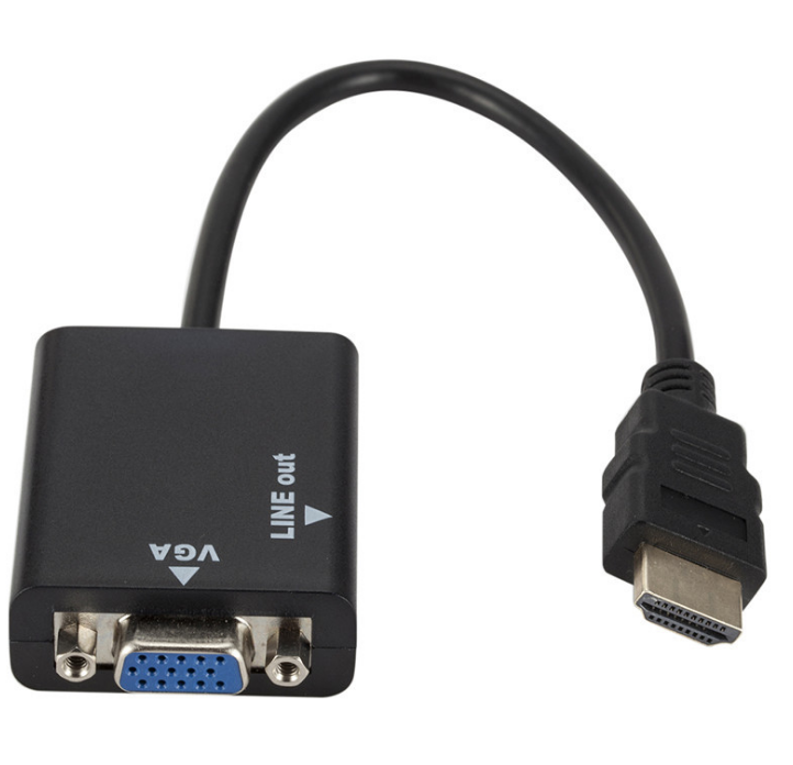 JMT-236874 HDMI to VGA High Definition Adapter with Audio Support for Clear Display
