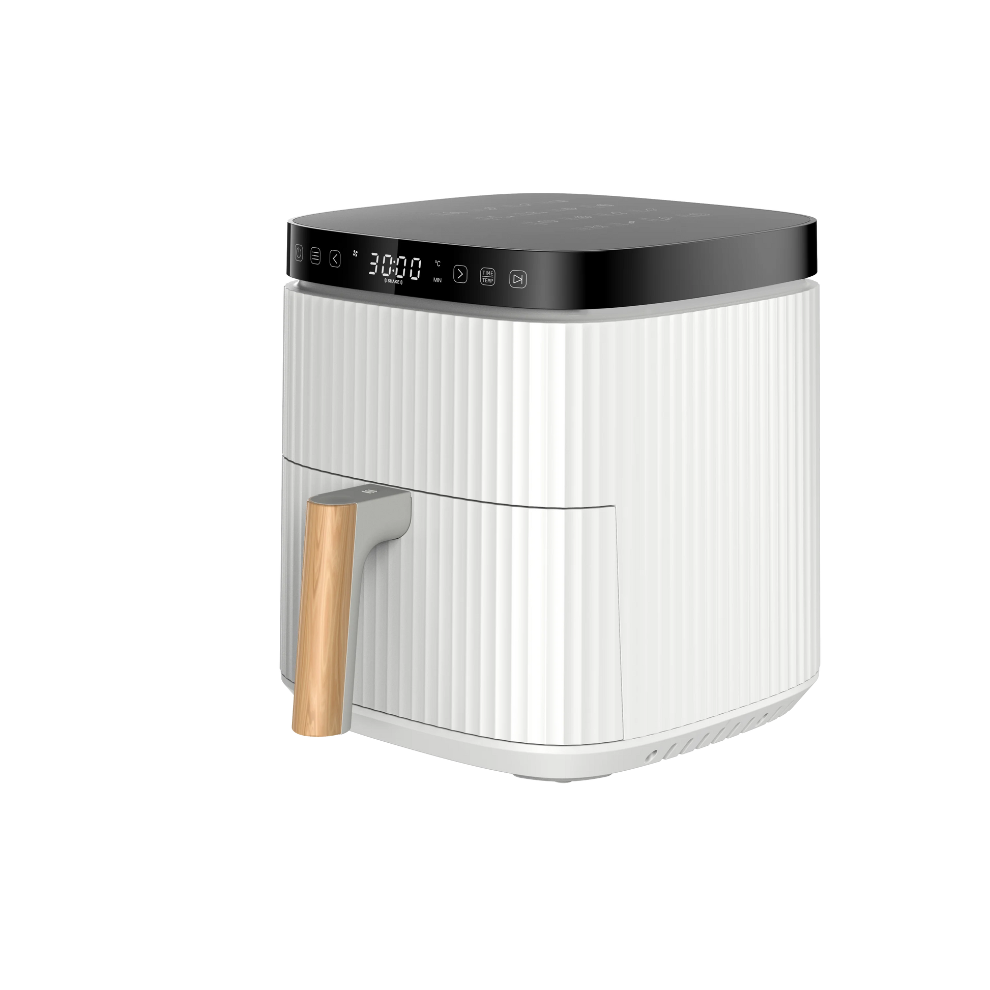 JMT-237130 Compact Air Fryer with LCD Display and Overheat Protection Features for Efficient Cooking