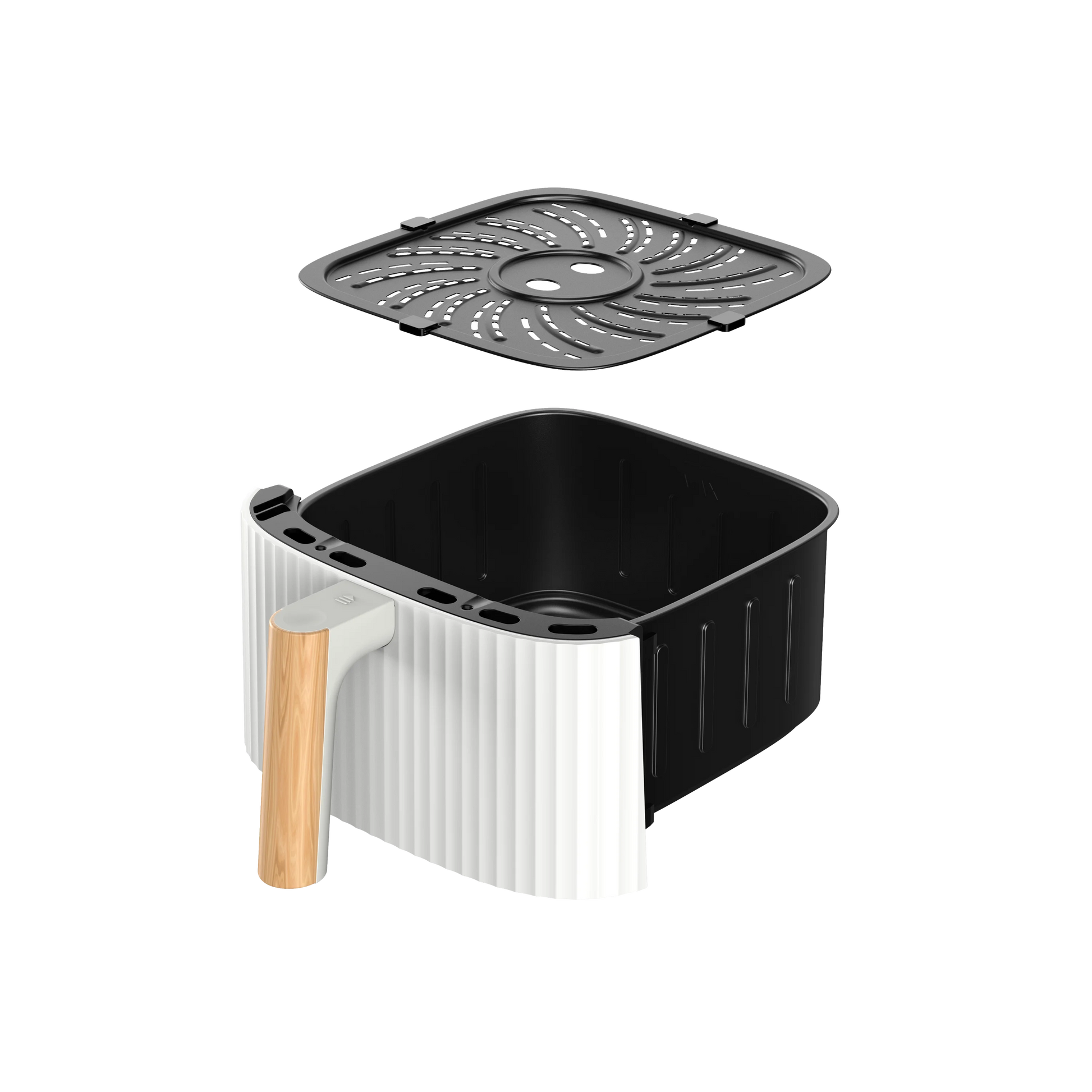 JMT-237130 Compact Air Fryer with LCD Display and Overheat Protection Features for Efficient Cooking