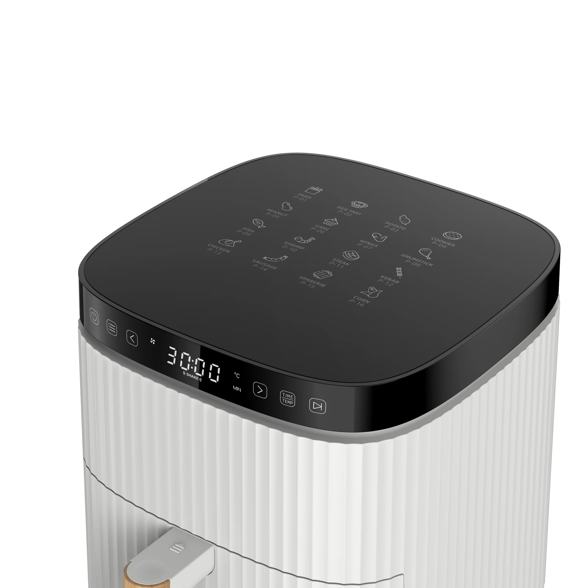 JMT-237130 Compact Air Fryer with LCD Display and Overheat Protection Features for Efficient Cooking