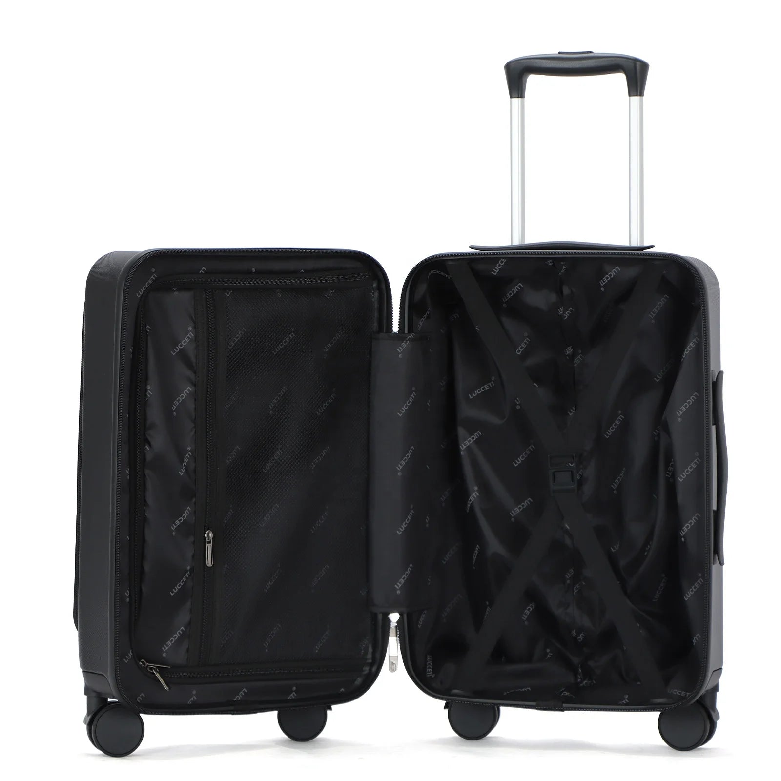 JMT-237258 Lightweight 20-inch ABS and PC Hard Shell Trolley Suitcase for Travel