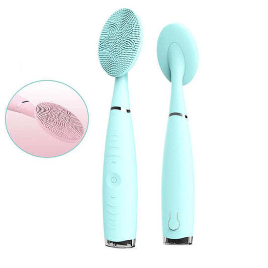 JMT-237514 Rechargeable Silicone Facial Cleansing Device with Deep Cleaning Vibration Technology, Waterproof Design, and Comfortable Grip