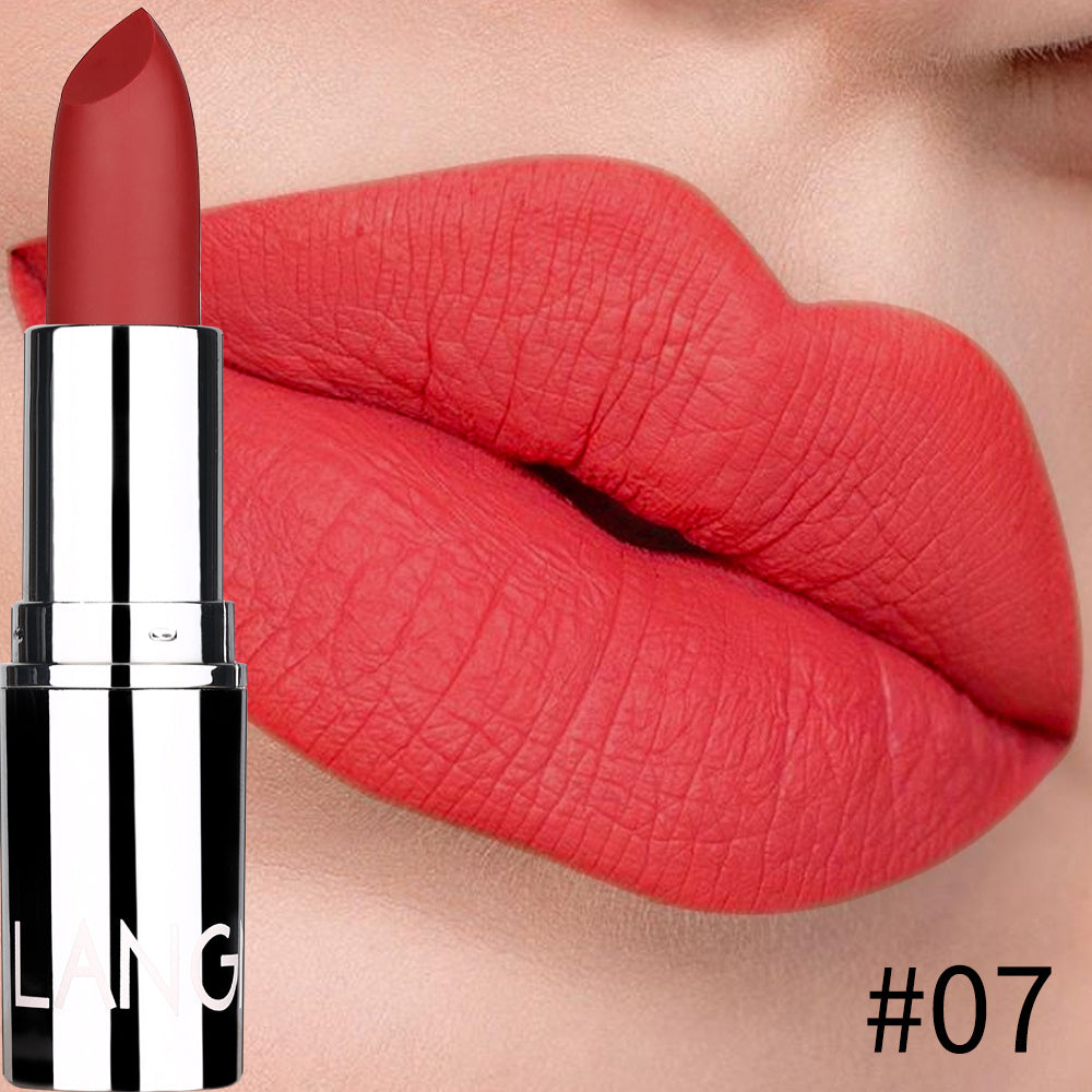 JMT-237642 Matte Silver Lipstick - Long-Lasting, Moisturizing Bullet Formula