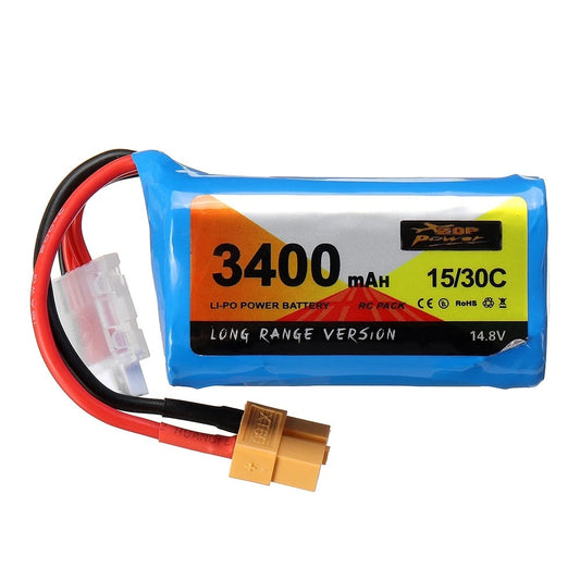 JMT-237706 14.8V 3400mAh Lithium Ion Battery with XT60 Connector for Electric Toys