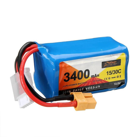 JMT-237706 14.8V 3400mAh Lithium Ion Battery with XT60 Connector for Electric Toys