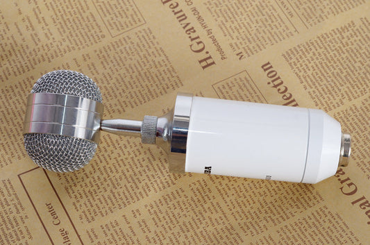 JMT-237706 Condenser Microphone with Metal and Plastic Shock Mounts for Versatile Recording and Performance