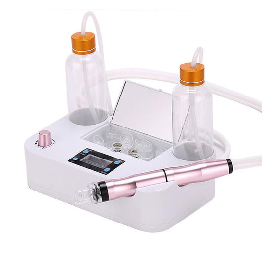 JMT-237770 Mini Bubble Cleaner with Negative Ion, Ultrasonic, and Color Light Technology for Home Use