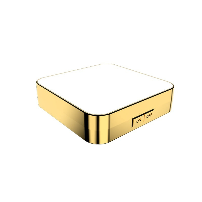 JMT-237962 4x Magnification Makeup Mirror with Adjustable Brightness and Three Lighting Modes