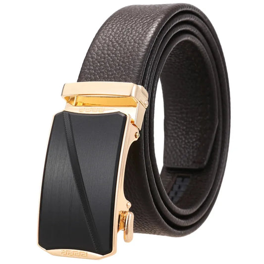JMT-238282 Men's Top Layer Cowhide Leather Business Belt - Model LY36-24366-5