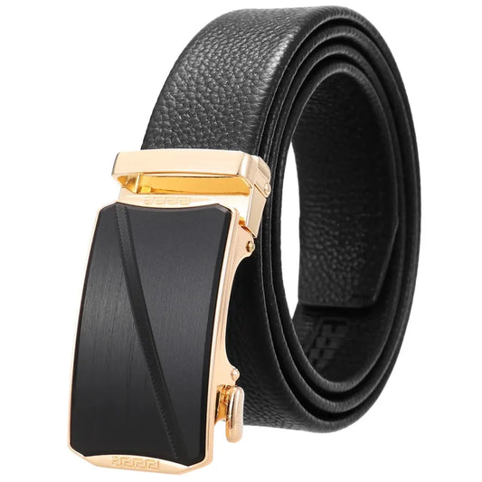 JMT-238282 Men's Top Layer Cowhide Leather Business Belt - Model LY36-24366-5