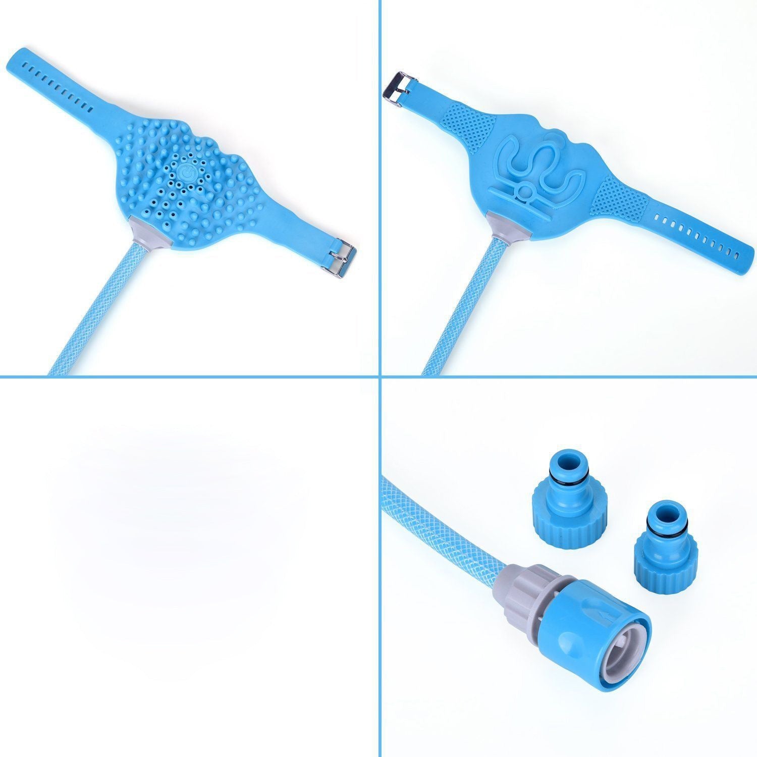 JMT-238602 Wearable Pet Bathing and Massage Gloves with Quick-Disconnect Hose and Adapters