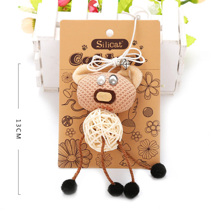 JMT-238666 Linen and Rattan Cat Supplies for Comfortable Pet Living