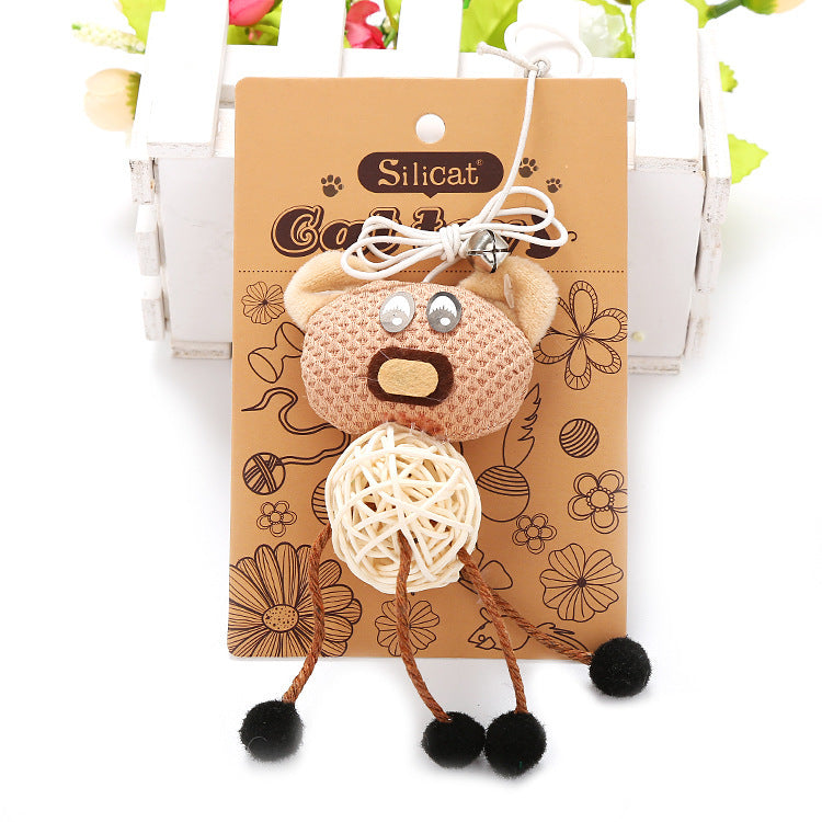 JMT-238666 Linen and Rattan Cat Supplies for Comfortable Pet Living