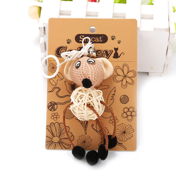 JMT-238666 Linen and Rattan Cat Supplies for Comfortable Pet Living