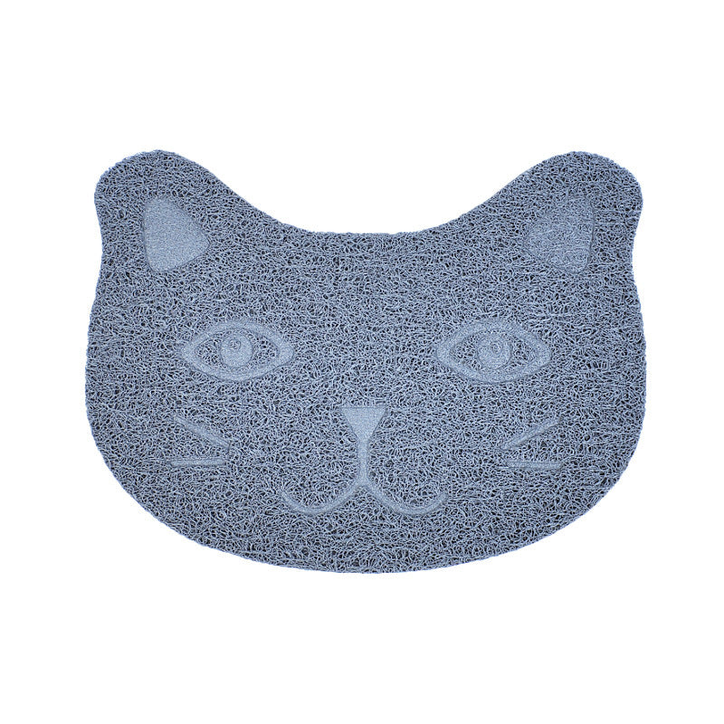 JMT-238986 PVC Cat Litter Mat with Paw Print Design - Non-Toxic and Waterproof, 30x40cm