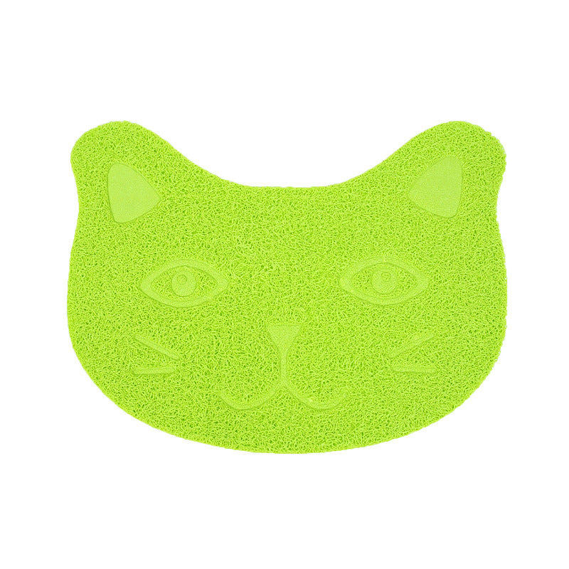 JMT-238986 PVC Cat Litter Mat with Paw Print Design - Non-Toxic and Waterproof, 30x40cm