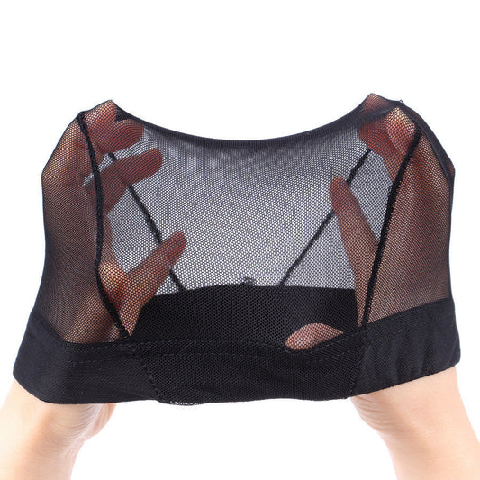 JMT-239050 Medium to Long Curly Hair Wig with Black Elastic Net Cap for All Skin Tones and Face Shapes