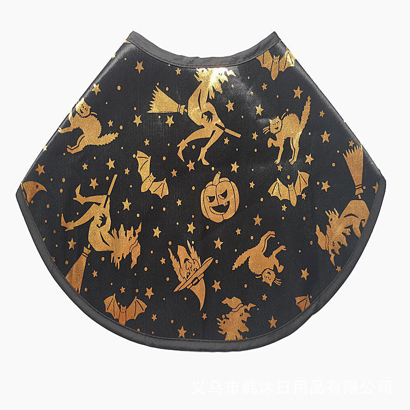 JMT-239306 Pet Halloween Wizard Cloak and Hat Set - Polyester Costume for Small to Large Pets