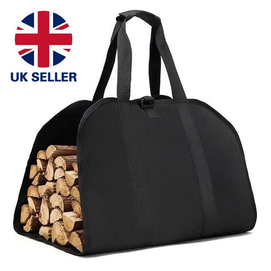 JMT-239562 Durable Canvas Firewood Log Carrier with Reinforced Straps for Easy Transport