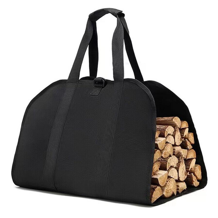 JMT-239562 Durable Canvas Firewood Log Carrier with Reinforced Straps for Easy Transport