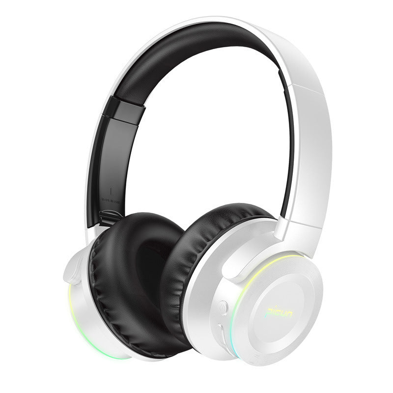 JMT-239818 Luminous Wireless Bluetooth Headset with Head-Mounted Design for Enhanced Audio Experience