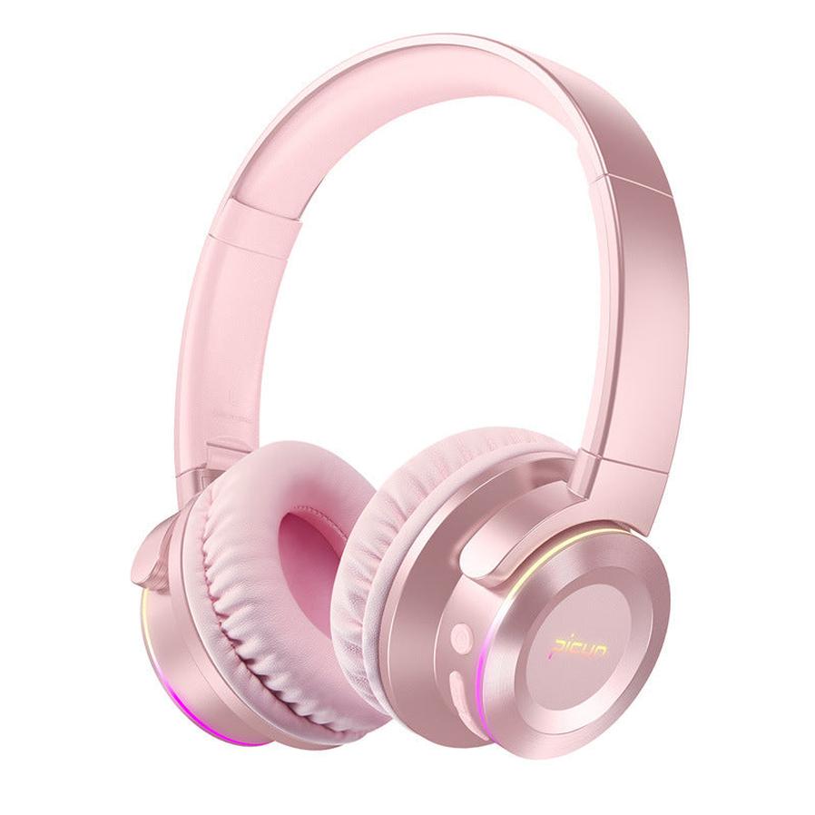 JMT-239818 Luminous Wireless Bluetooth Headset with Head-Mounted Design for Enhanced Audio Experience