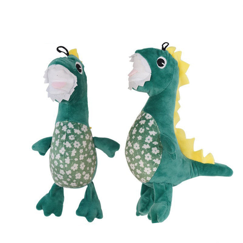 JMT-239818 Plush Chewable Dog Toy with Sound for Puppies - 26x14cm, Lightweight & Entertaining