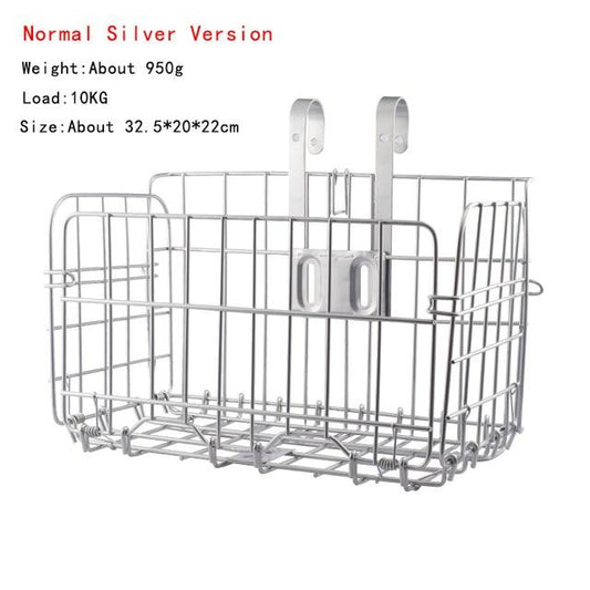 JMT-239882 Folding Bicycle Basket for Convenient Storage and Travel