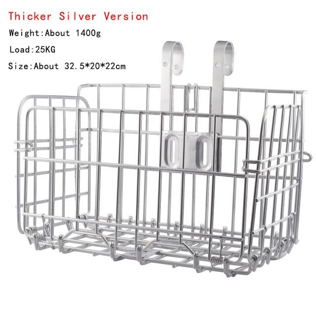 JMT-239882 Folding Bicycle Basket for Convenient Storage and Travel