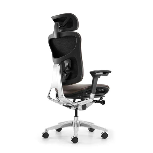 JMT-240266 Luxury Leather Ergonomic Adjustable Swivel Office Chair for Executives and Managers