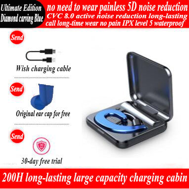 JMT-240650 Integrated Bone Conduction Hanging Ear Headphones - Bluetooth 4.2, Mono, Various Color Options