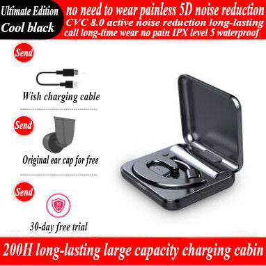 JMT-240650 Integrated Bone Conduction Hanging Ear Headphones - Bluetooth 4.2, Mono, Various Color Options