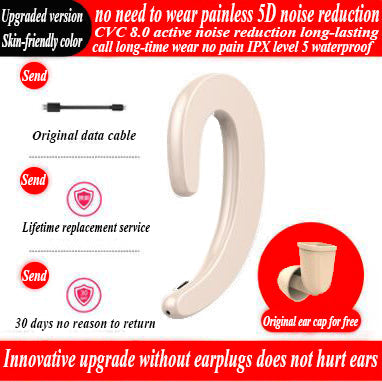 JMT-240650 Integrated Bone Conduction Hanging Ear Headphones - Bluetooth 4.2, Mono, Various Color Options