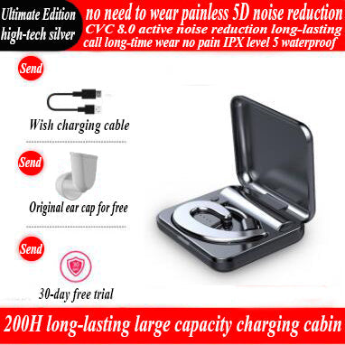 JMT-240650 Integrated Bone Conduction Hanging Ear Headphones - Bluetooth 4.2, Mono, Various Color Options