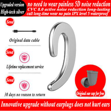JMT-240650 Integrated Bone Conduction Hanging Ear Headphones - Bluetooth 4.2, Mono, Various Color Options