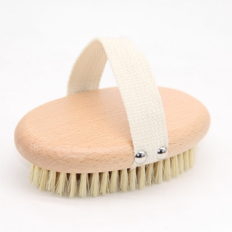 JMT-240906 Ergonomic Soft Boar Bristle Pet Brush for Short Haired Dogs and Cats, Reduces Shedding, Gentle on Skin