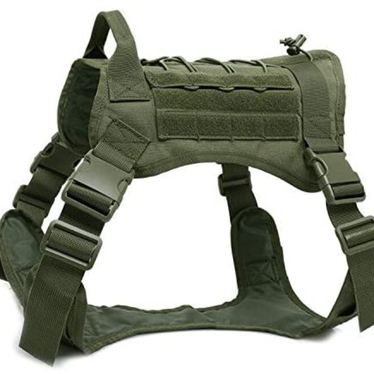 JMT-241162 Camouflage Tactical Training Vest for Large Dogs - Durable Nylon Pet Apparel