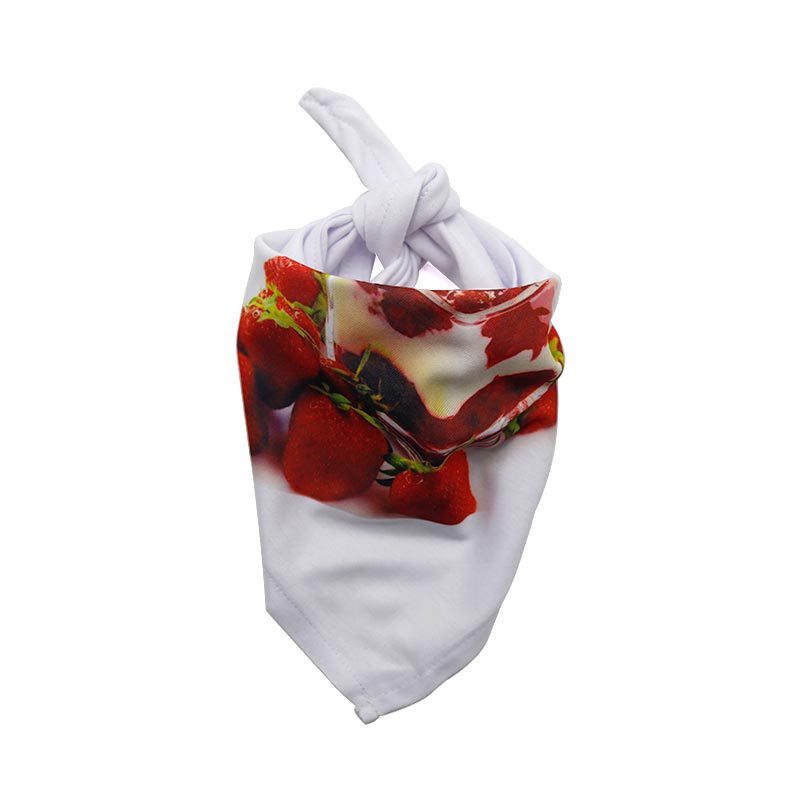 JMT-241290 Pet Saliva Towel Triangle Scarf for Heat Transfer Printing - Polyester, Sizes S to XL