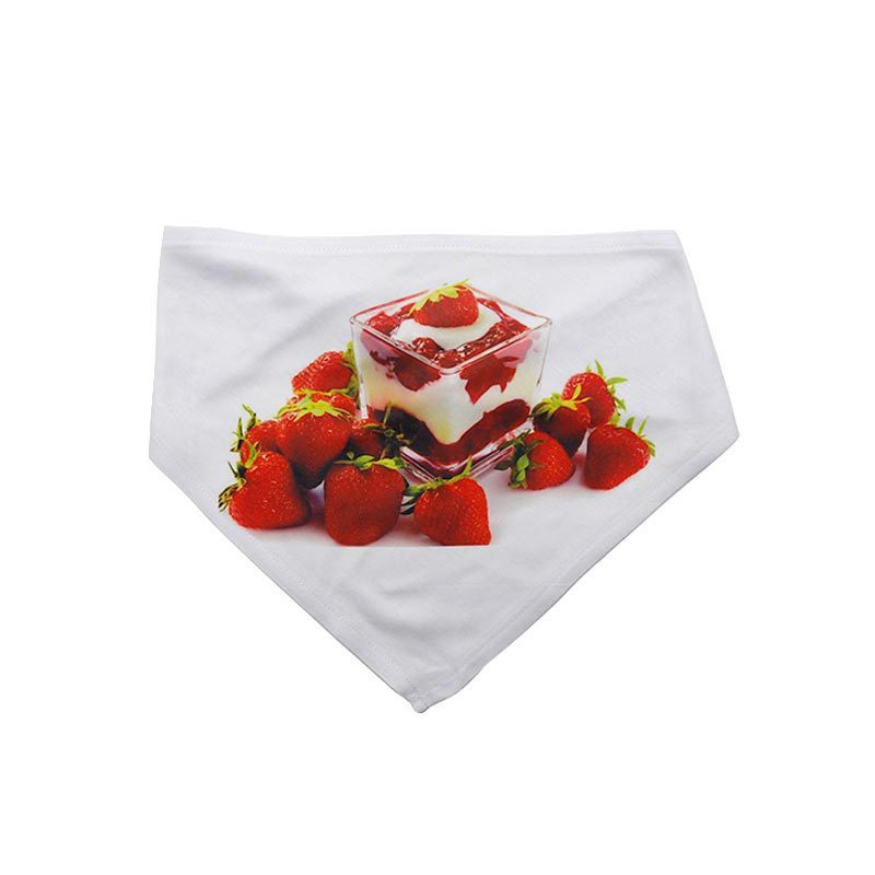 JMT-241290 Pet Saliva Towel Triangle Scarf for Heat Transfer Printing - Polyester, Sizes S to XL