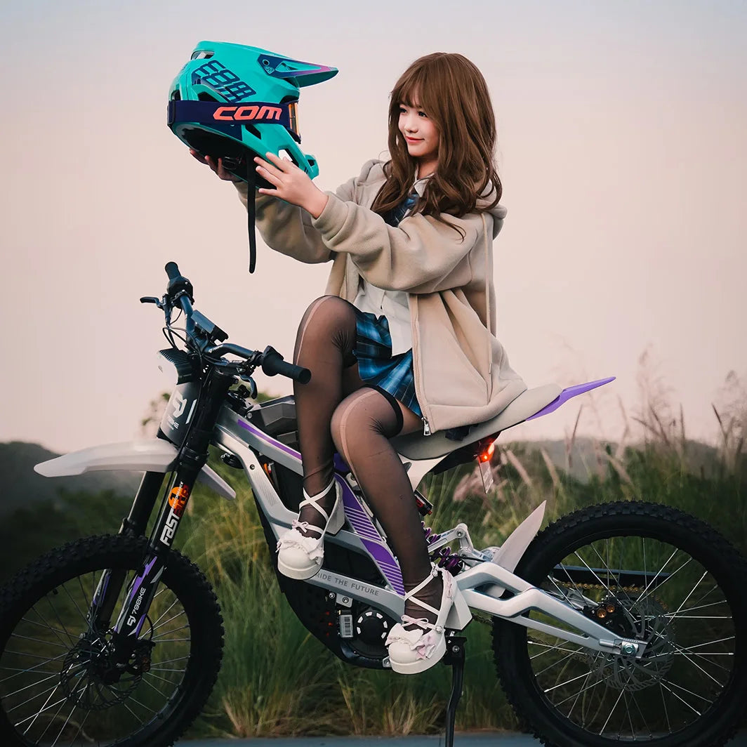 JMT-241738 8500W Electric Off-Road Dirt Bike for Extreme Adventures , Top Speed 27.9 mph