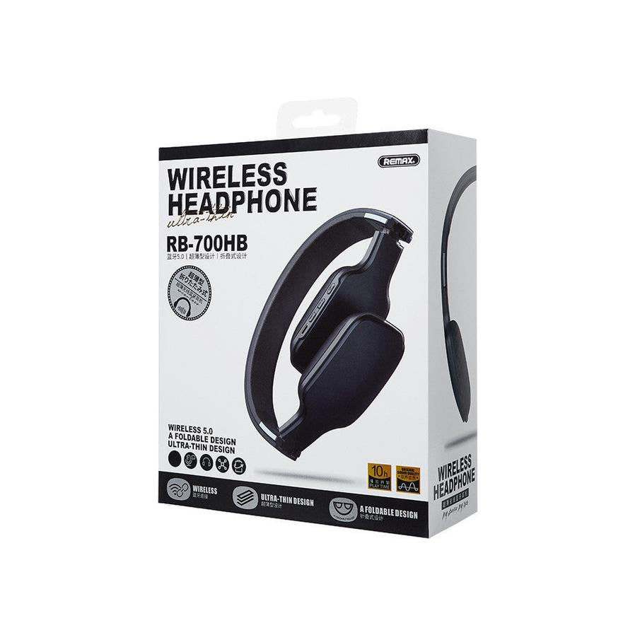 JMT-241802 Wireless Bluetooth V5.0 Stereo Headset with Call Function - Black and White