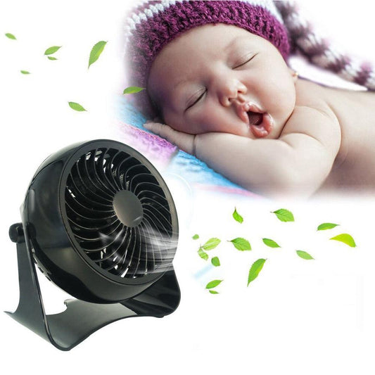 JMT-241930 Compact 4-Inch Mini Desktop Fan with Brushless Motor, USB Powered, Low Noise and Long-Lasting Performance
