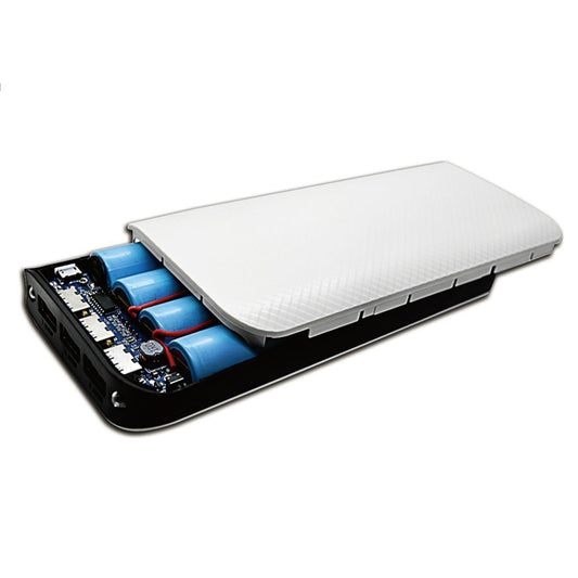 JMT-241994 Mini Slim Charging Case - Compact White and Black Design with Durable Acrylic and ABS Materials
