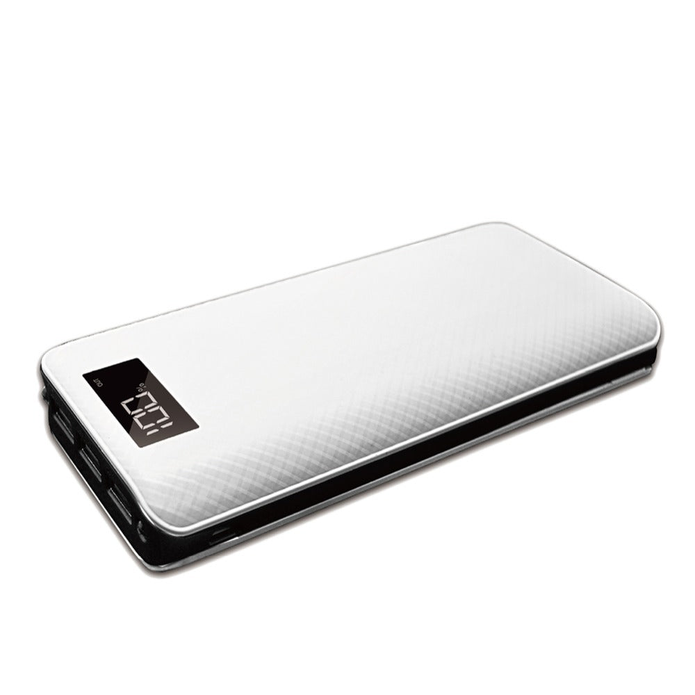 JMT-241994 Mini Slim Charging Case - Compact White and Black Design with Durable Acrylic and ABS Materials