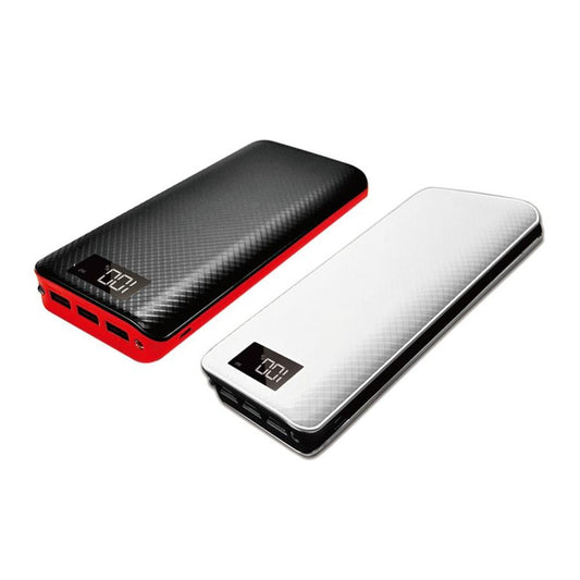 JMT-241994 Mini Slim Charging Case - Compact White and Black Design with Durable Acrylic and ABS Materials