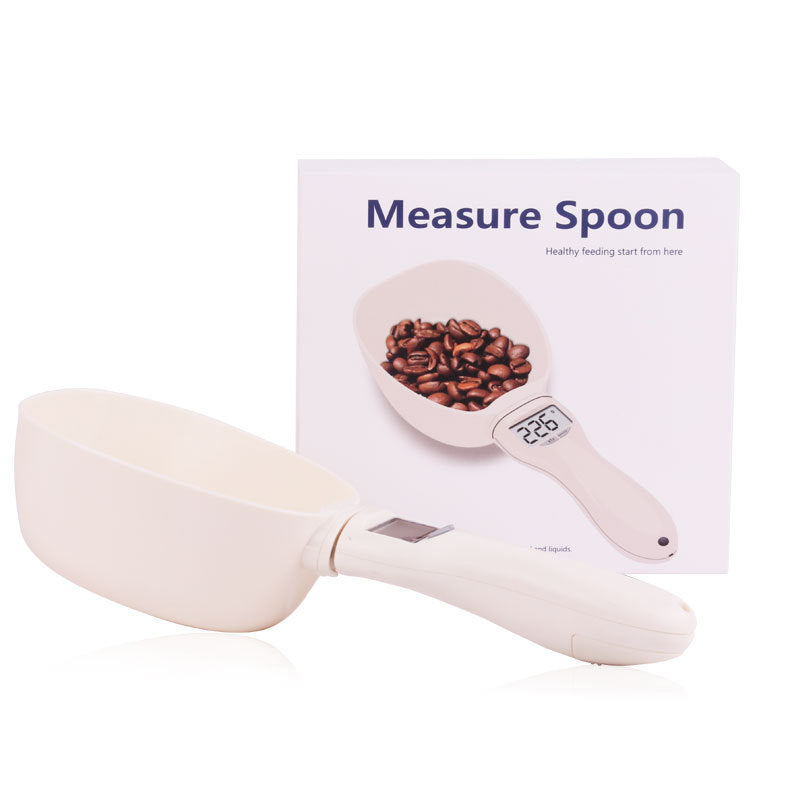 JMT-241994 Pet Food Measuring Shovel - Electronic ABS Spoon for Accurate Feeding & Hygienic Use