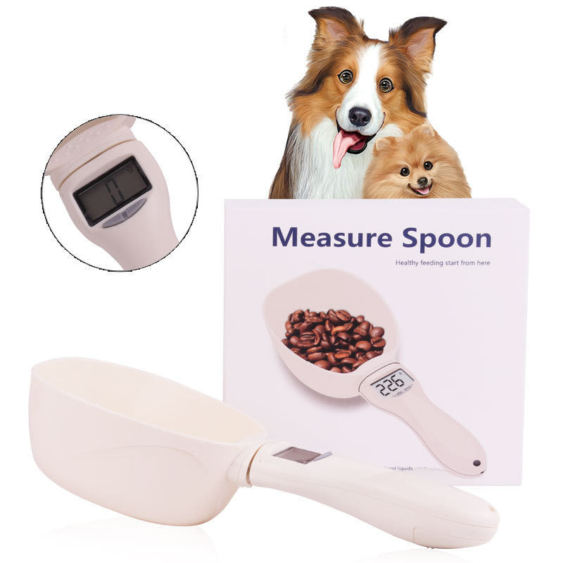 JMT-241994 Pet Food Measuring Shovel - Electronic ABS Spoon for Accurate Feeding & Hygienic Use
