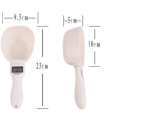 JMT-241994 Pet Food Measuring Shovel - Electronic ABS Spoon for Accurate Feeding & Hygienic Use