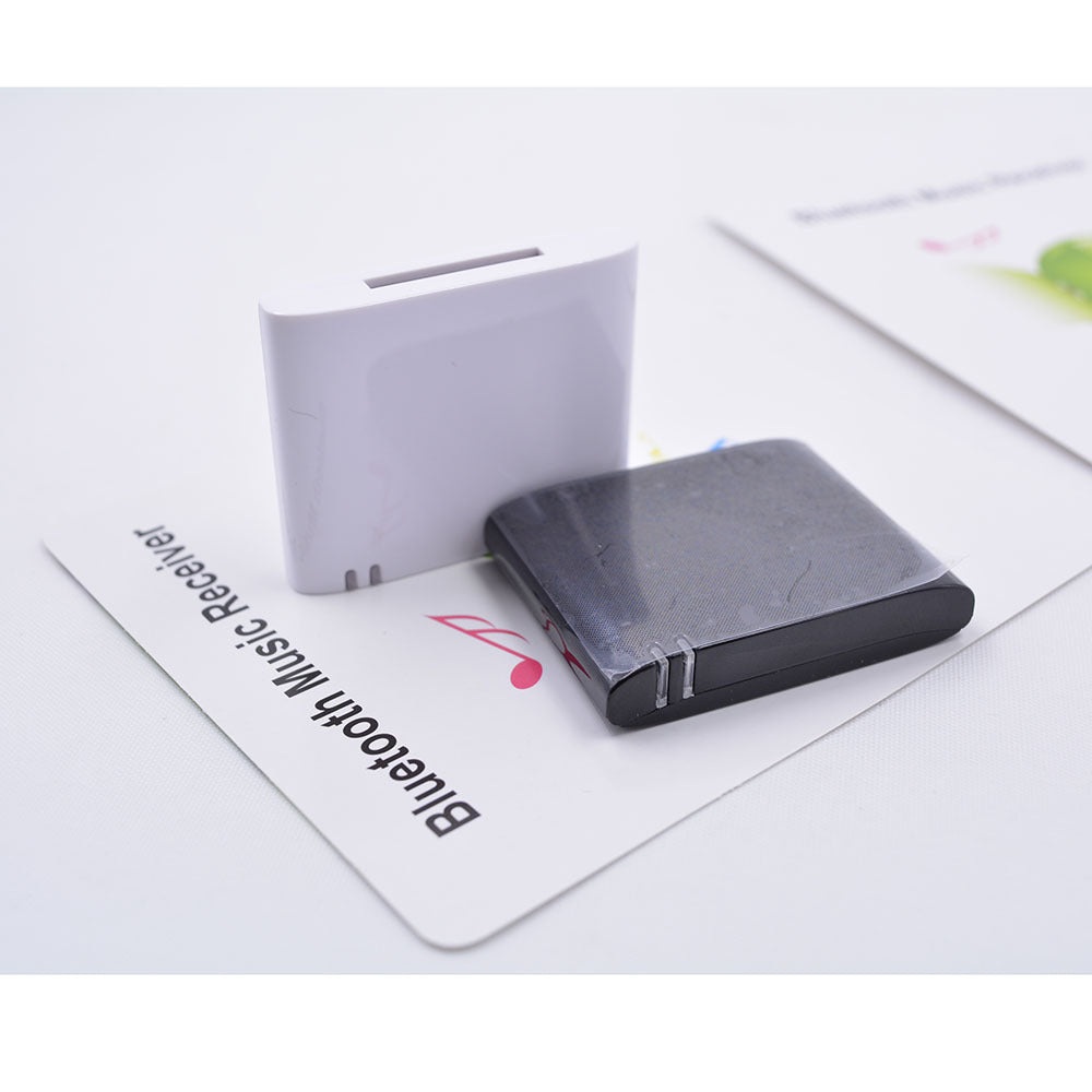 JMT-242314 Bluetooth 4.1 Audio Receiver Adapter Compatible with 30PIN Devices - Plug and Play, 10m Range